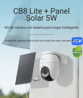 CB8 Cámara WIFI con batería y recarga con panel Solar